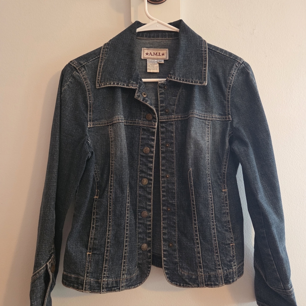 Ami Classic Blue Denim Jacket